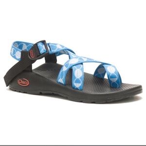 Chaco Blue Patterned Webbing Sport Sandal